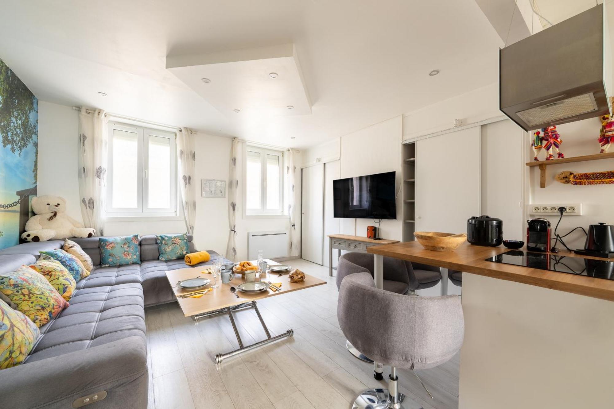 Casa Inca Calais - Duplex Soleil Latino - Parking Free, Stationアパートメント エクステリア 写真