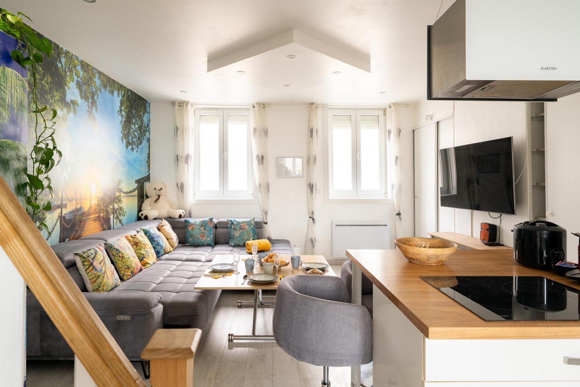 Casa Inca Calais - Duplex Soleil Latino - Parking Free, Stationアパートメント エクステリア 写真